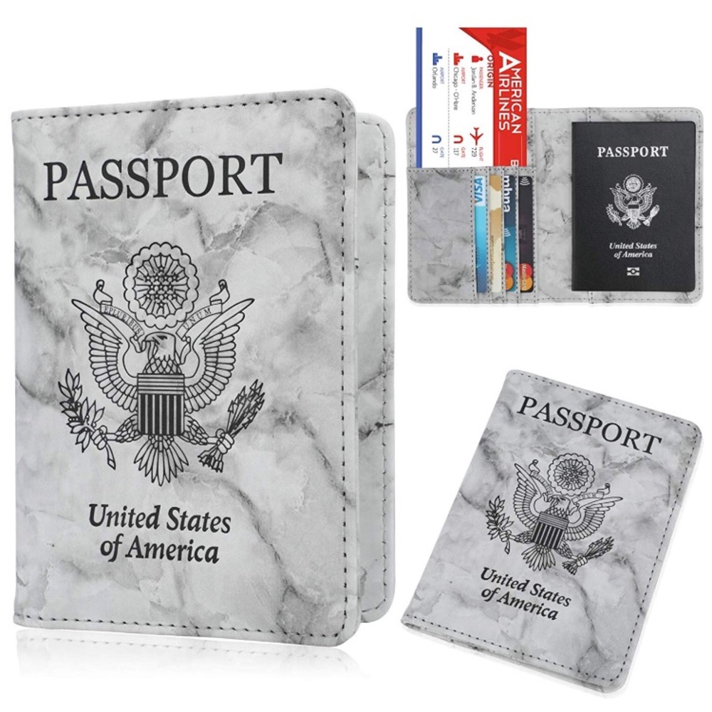 CHIC’ MARBLE GREY Passport holder *NWT* - Picture 1 of 6